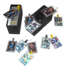 Load image into Gallery viewer, TopDeck Grading Kit | 100 ct. Trading Card Toploaders | Trading & Sports Penny Sleeves | Tape Tabs