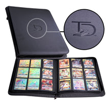 Load image into Gallery viewer, TopDeck 500 Card Binder + TopDeck Collector Sleeves (200) + TopDeck Grading Kit | 100 ct. Trading Card Toploaders | Trading &amp; Sports Penny Sleeves | Tape Tabs
